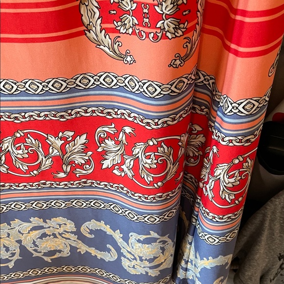 Jules & Leopold Vibrant Floral Maxi Skirt / Bathing Suit Cover Up - Picture 9 of 10